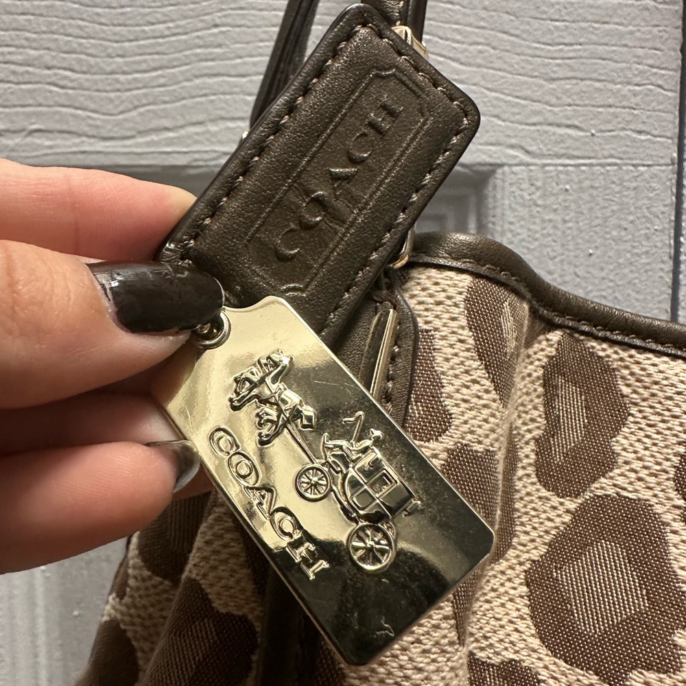 Coach Leopard Print Purse - Picture 2 of 6